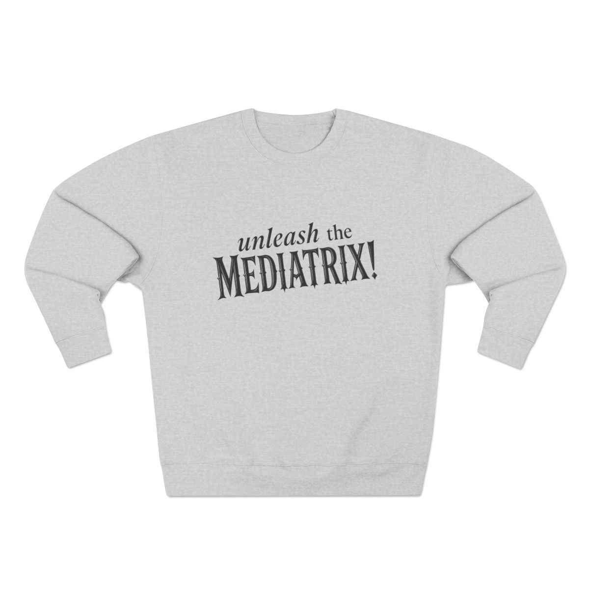 Mediatrix Crewneck Sweatshirt — front